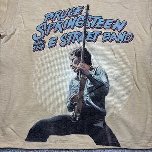 Vintage Bruce Springsteen Shirt Womens Medium Single Stitch 80s New Jersey Tour